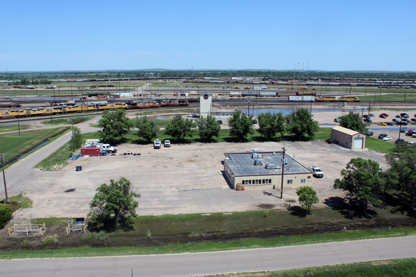 a work building at Bailey Yard