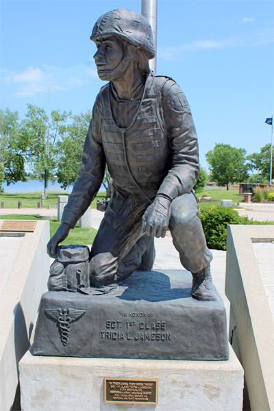 Sft 1st Class Tricia L Jammeson statue