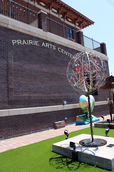 art at Prairie Ars Cener in North Platte, Nebraska