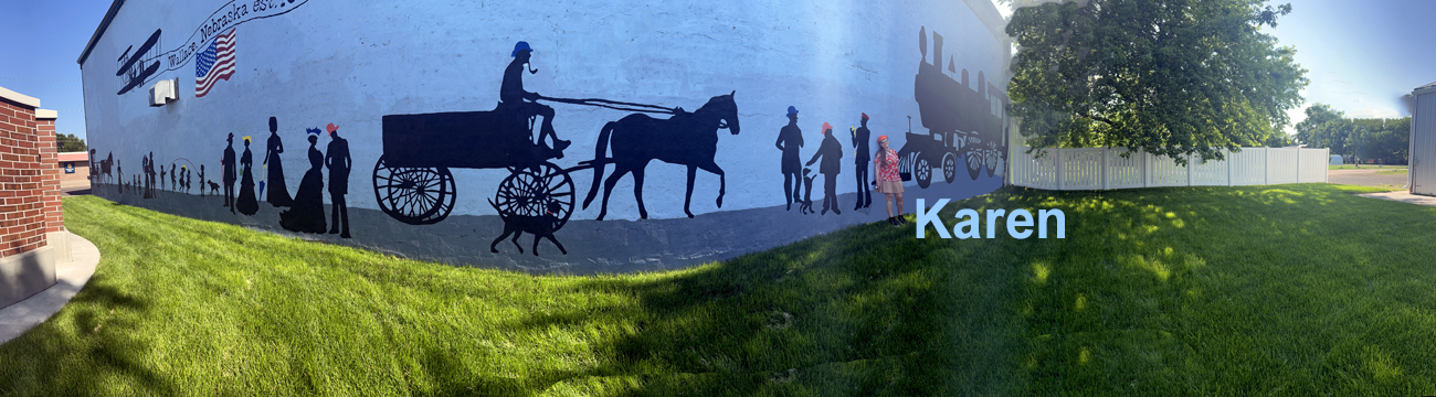 panorama of the wall in Wallace NE