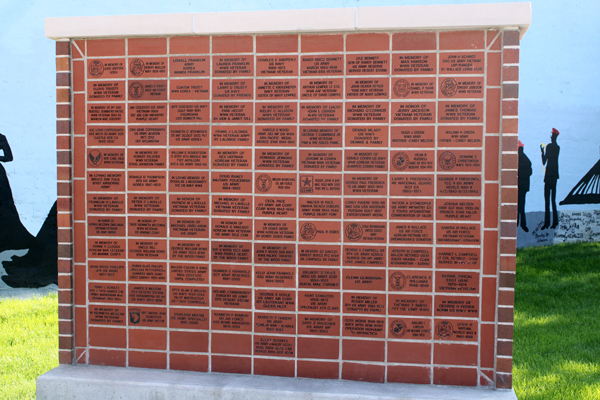 wall of bricks