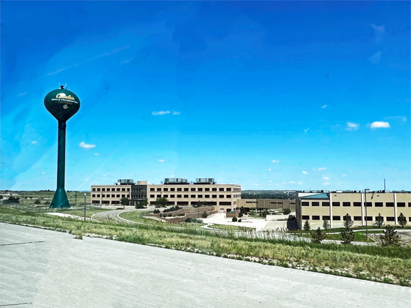 Cabela's World Headquarters water tower in Sidney, Nebraska