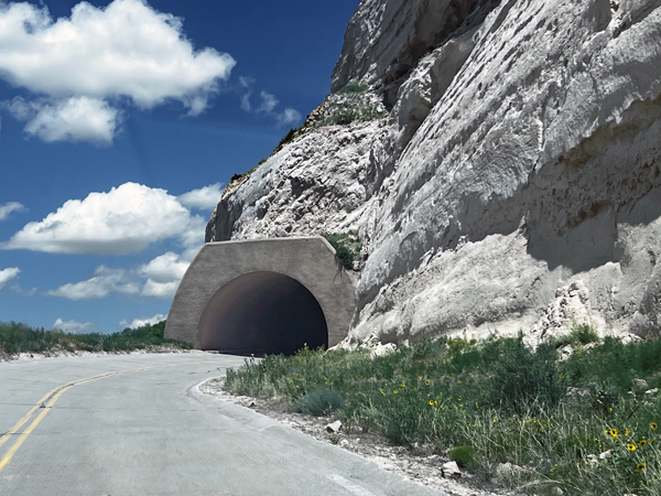 tunnel entry