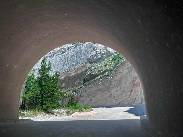 ready to exit the tunnel