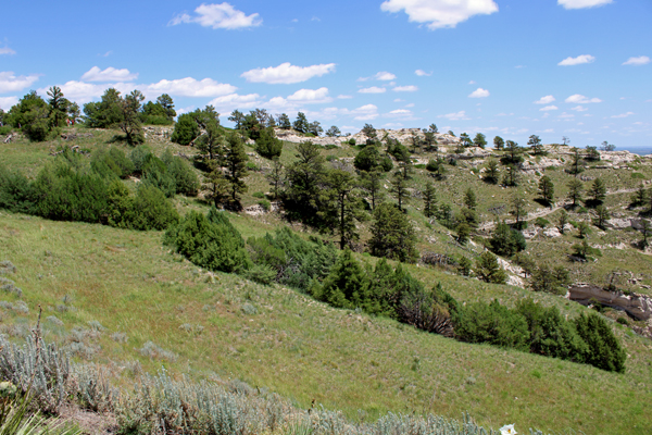scenery at Scotts Bluff