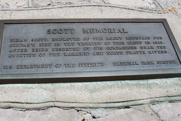 Scott Memorial sign