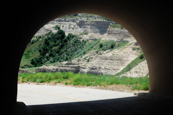 ready to exit the tunnel