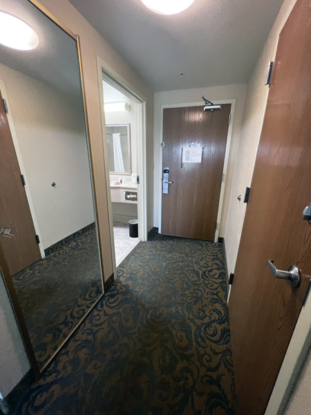 hallway to the front door