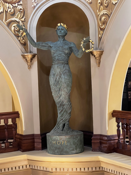 The Hope Sister statue