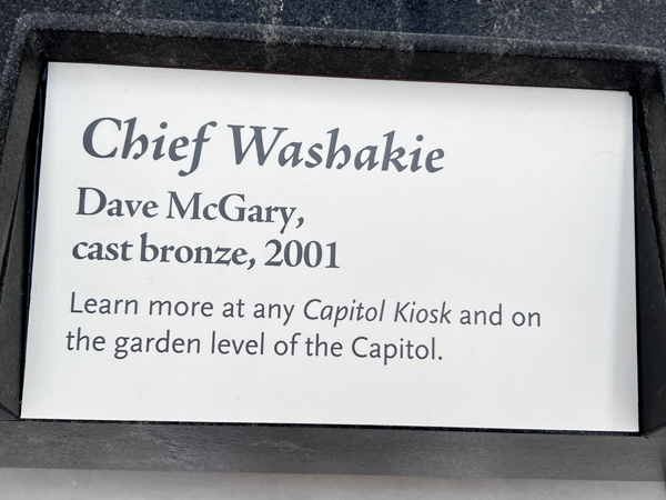Chief Washakie sign