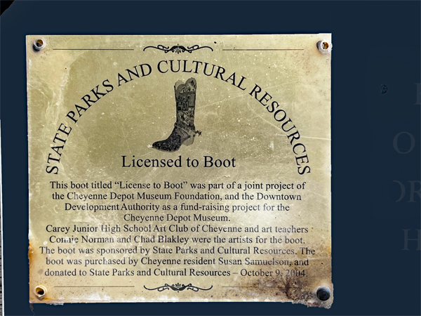 Licensed to Boot sign
