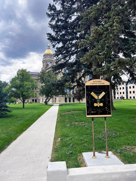 Wyoming Capitol square