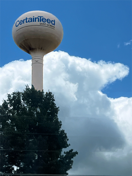 certain teed Saint goban water tower