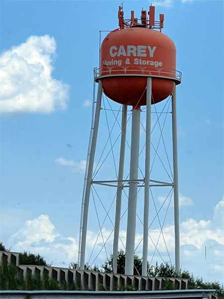 Carey water tower
