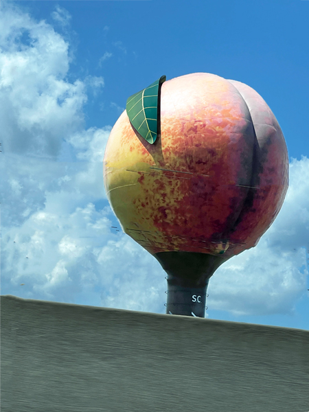 Big Peach SC water tower