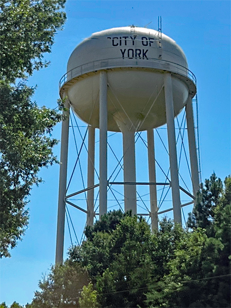 york water tower