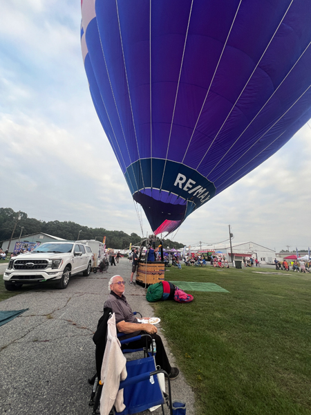 Lee Duquette and the Remax hot air balloon