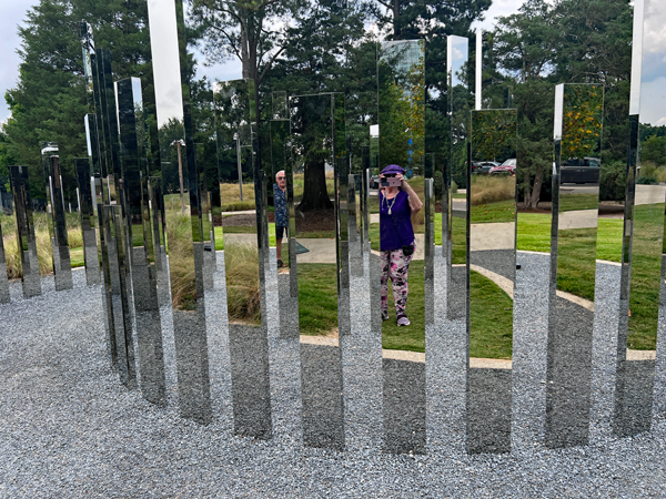 Lee and Karen Duquette in the mirrors