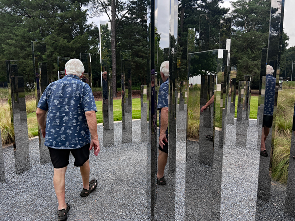 Lee Duquette in the mirrors