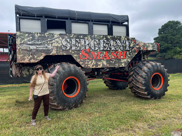 Karen Duquette and Sergeant Smash