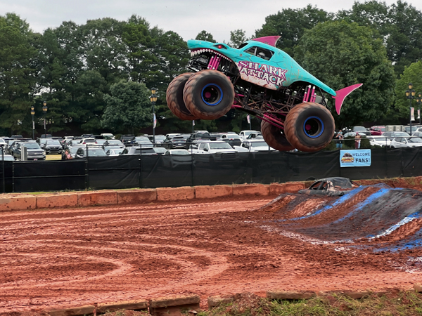 Kaylee Eavestrong in Shark Attack Monster Truck