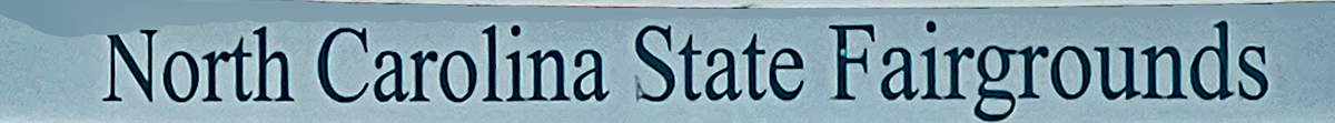 NC State Fairgrounds sign