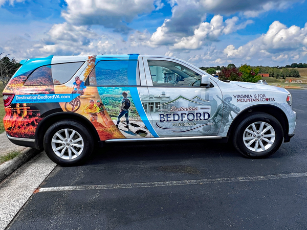 The Destination Bedford car 