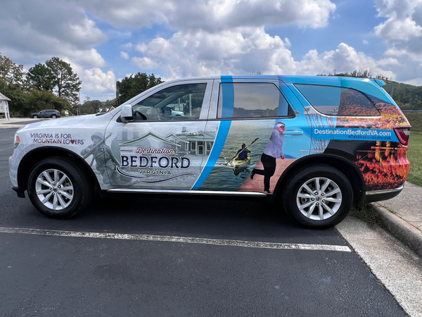 The Destination Bedford car 