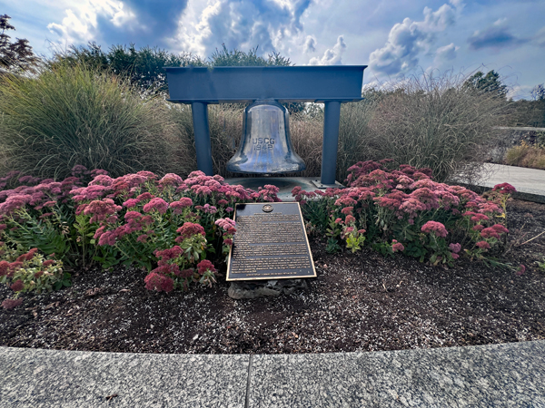 US Coast Guard sign and bell