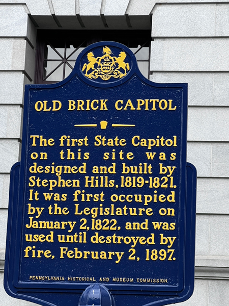 Old Brick Capitol sign