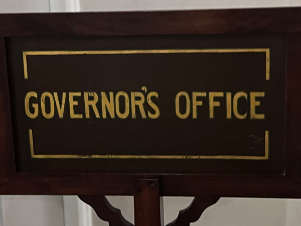 sign for Governors office