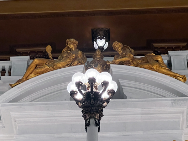 two statues