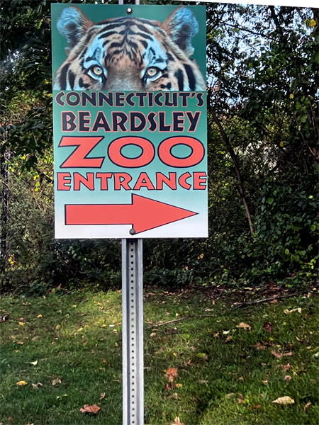 Connecticut's Beardsley Zoo sign