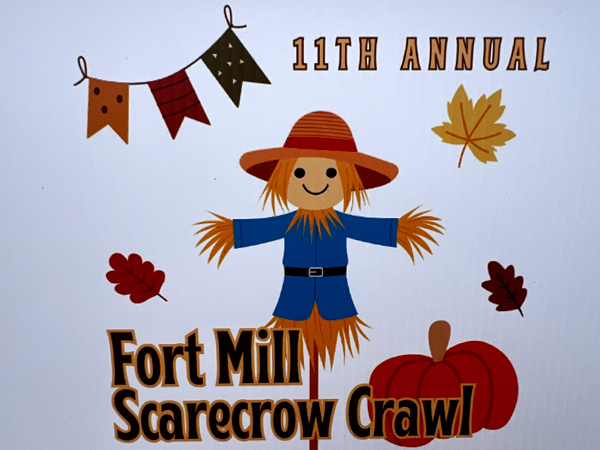 Fort Mill Scarecrow Crawl sign