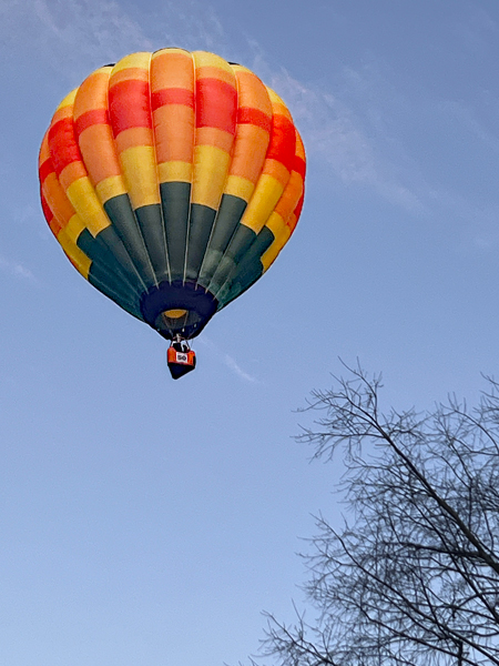 hot Air Ballon and pilot Anthony Seeger