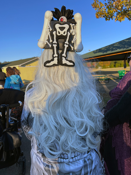 the backside of Karen Duquette