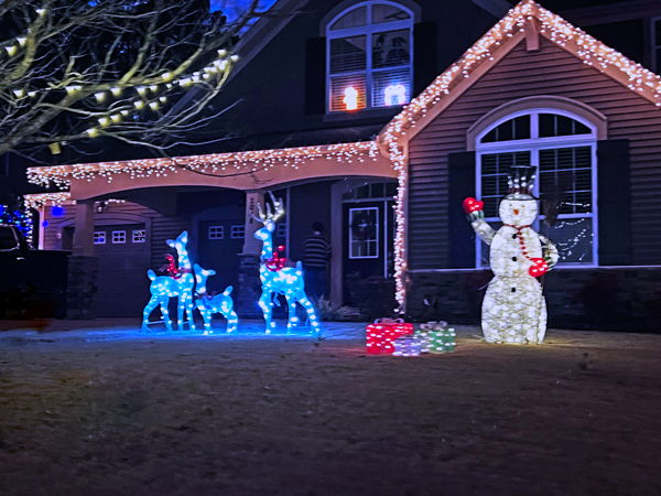 Christmas Decorations in Shelly Woods