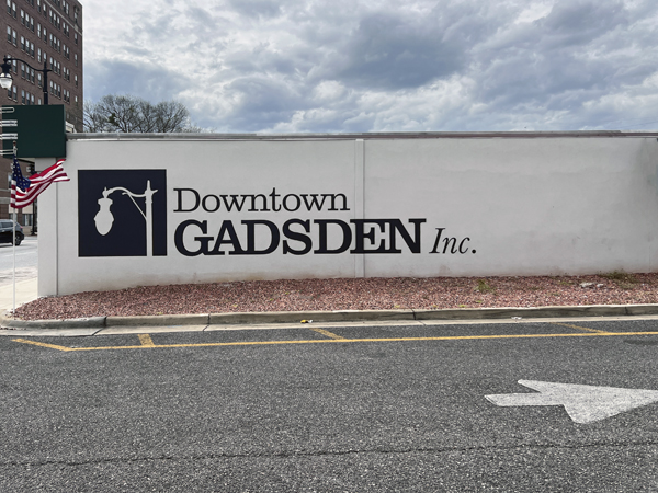 Downtown Gadsden sign