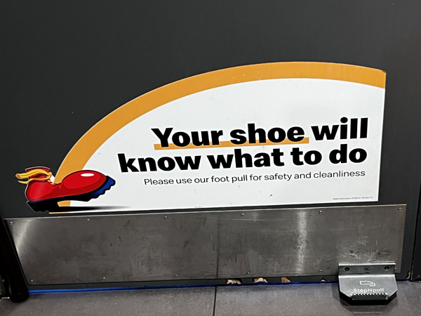 shoe sign