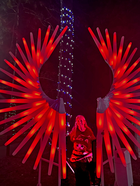 Karen Duquette and the angel wings