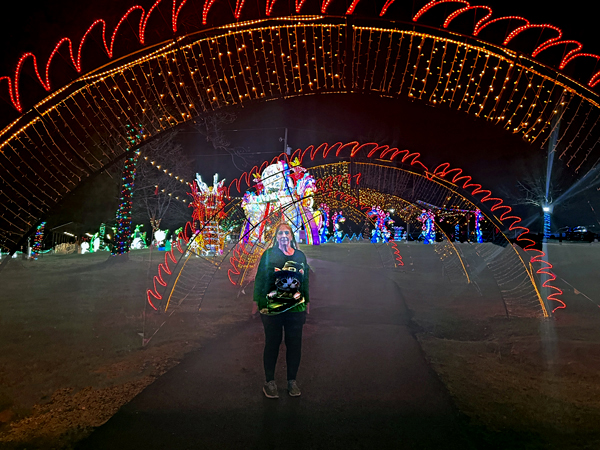 Karen Duquette under the lights