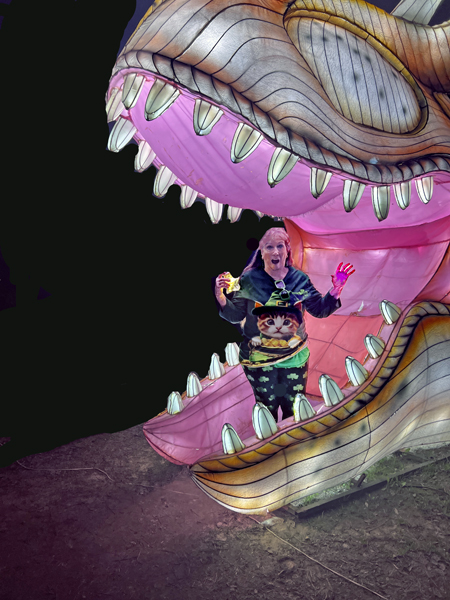 Karen Duquette in the dragons mouth