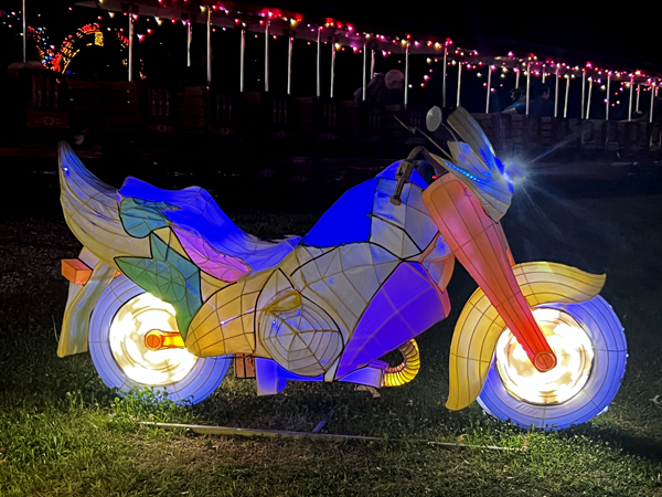 motorcycle that changes colors