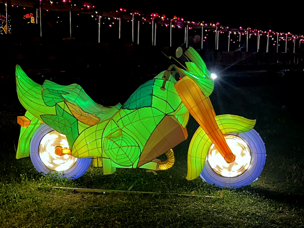motorcycle that changes colors