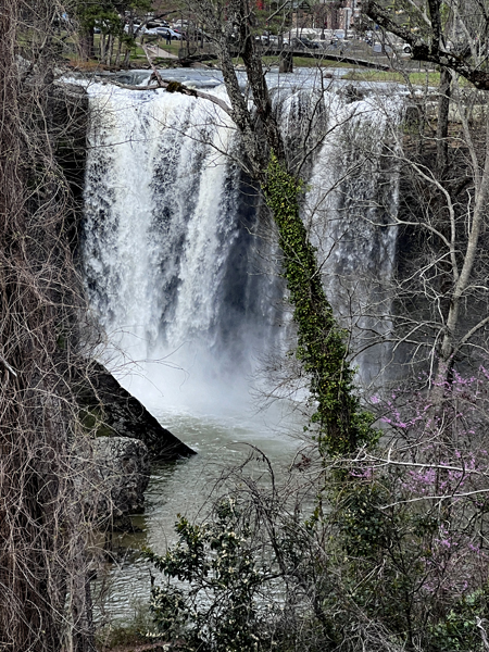 A path to the bottom of Noccalula Falls