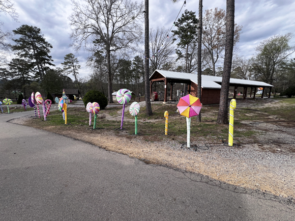 lollipops and candy canes