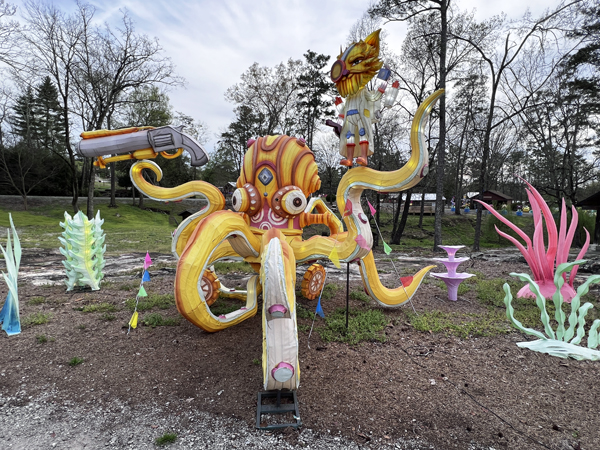 a fun shooting octopus