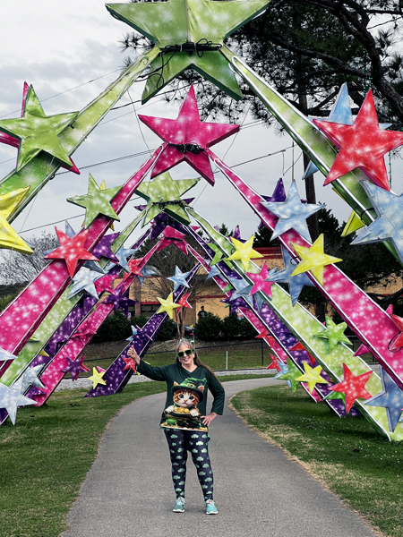 Karen Duquette on the Star walkway