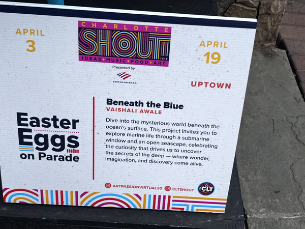 Beneath the Blue by Vaishali Awale  sign