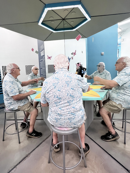 Lee Duquette at the cloning table